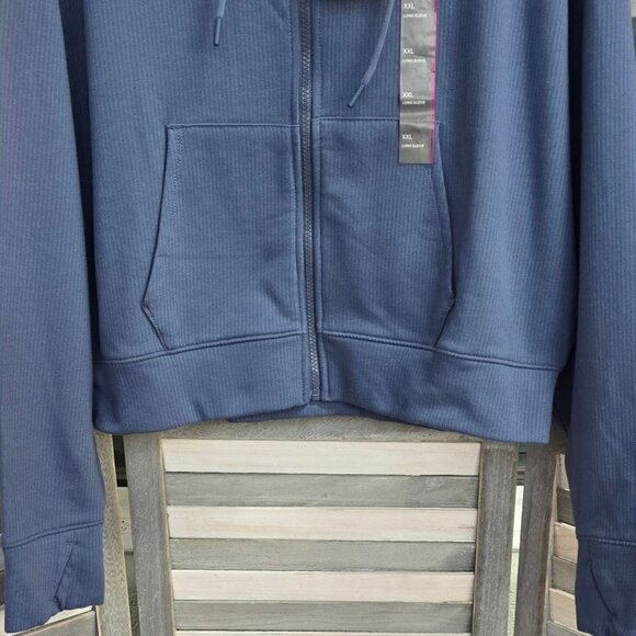 Women's Ribbed Fleece Cropped Hooded Sweatshirt | All in Motion | XXL - Picture 2 of 15